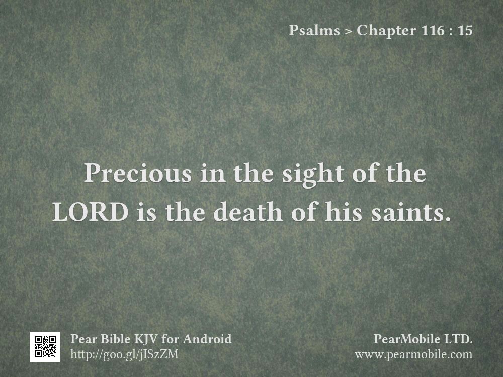 Psalms, Chapter 116:15